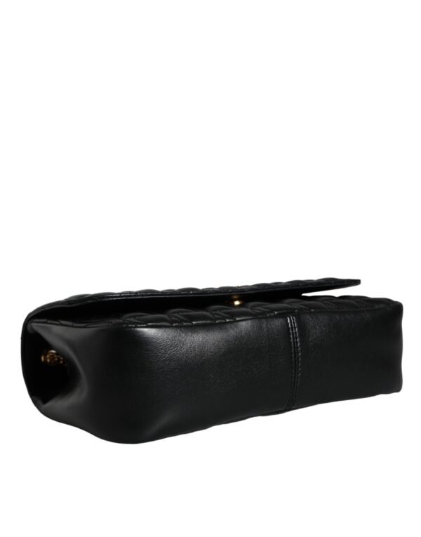 Versace Black Mini Nappa Leather Crossbody Shoulder Bag - Image 7