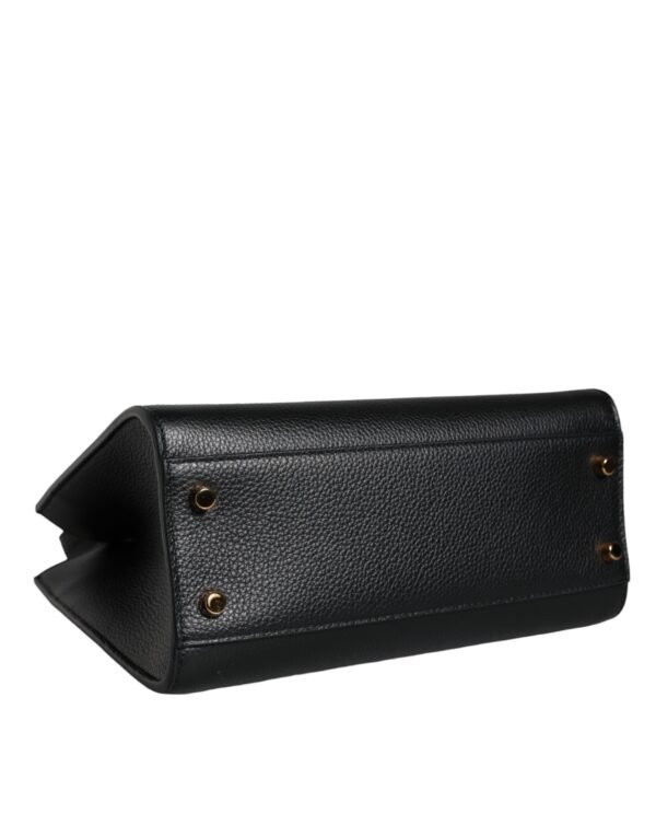 Versace Black Small Leather TopHandle Shoulder Crossbody Bag - Image 7