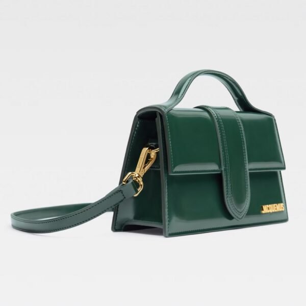 Jacquemus Green Leather Crossbody Bag - Image 3