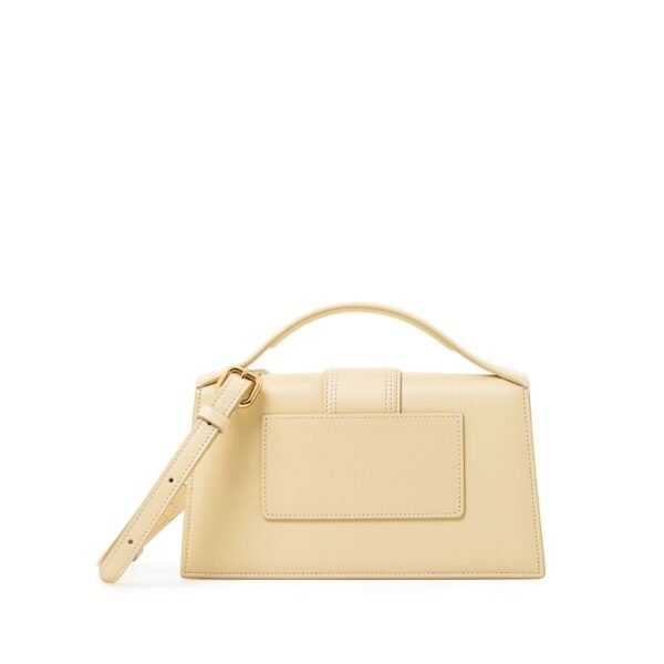 Jacquemus Yellow Leather Shoulder Bag - Image 3
