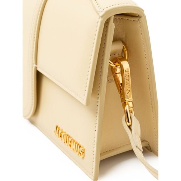 Jacquemus Yellow Leather Shoulder Bag - Image 4