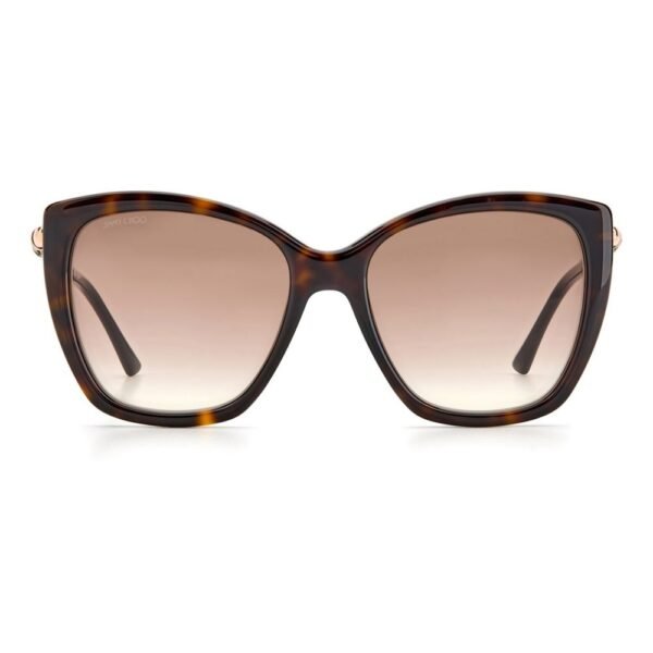 Jimmy Choo Brown Plastic Sunglasses - Image 2