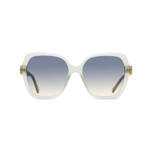 Jimmy Choo White Resin Sunglasses - Image 2