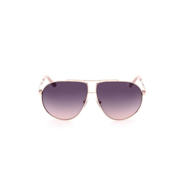 Guess Rose Gold Metal Sunglasses - Image 3