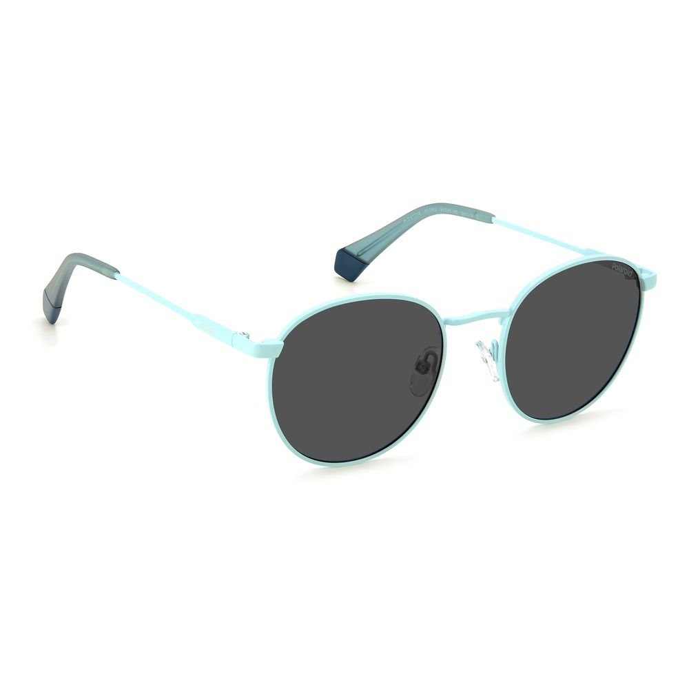 Polaroid Blue Stainless Steel Sunglasses - Image 3