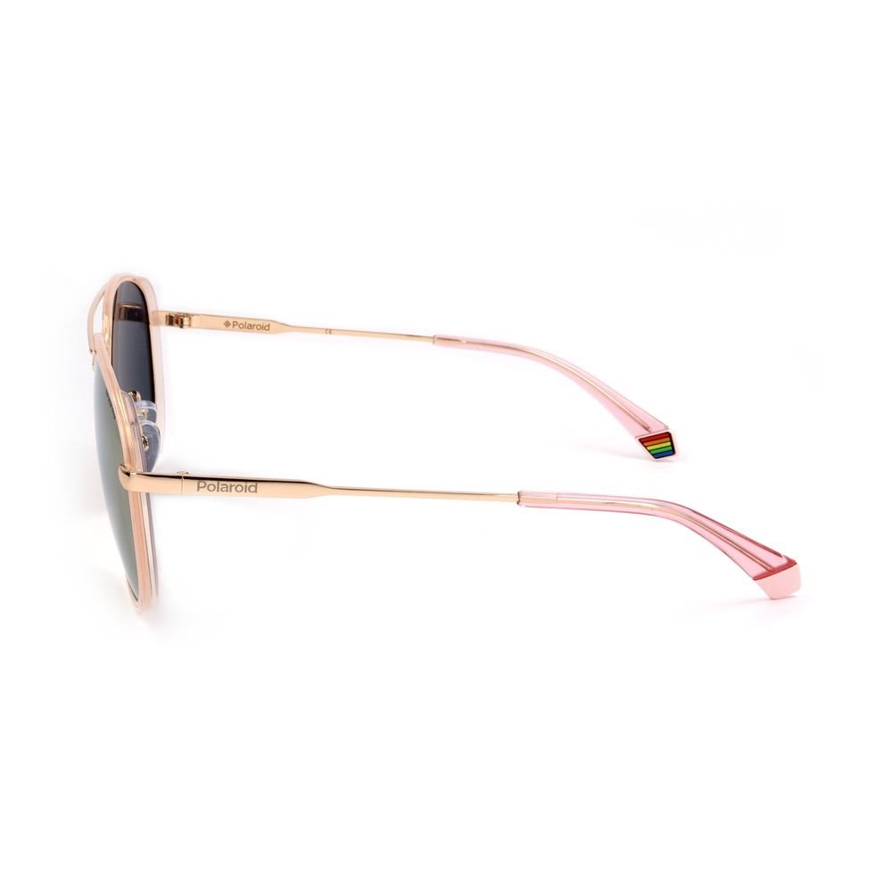 Polaroid Rose Gold Metal Sunglasses - Image 3