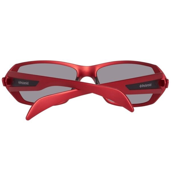 Polaroid Red Acetate Sunglasses - Image 3