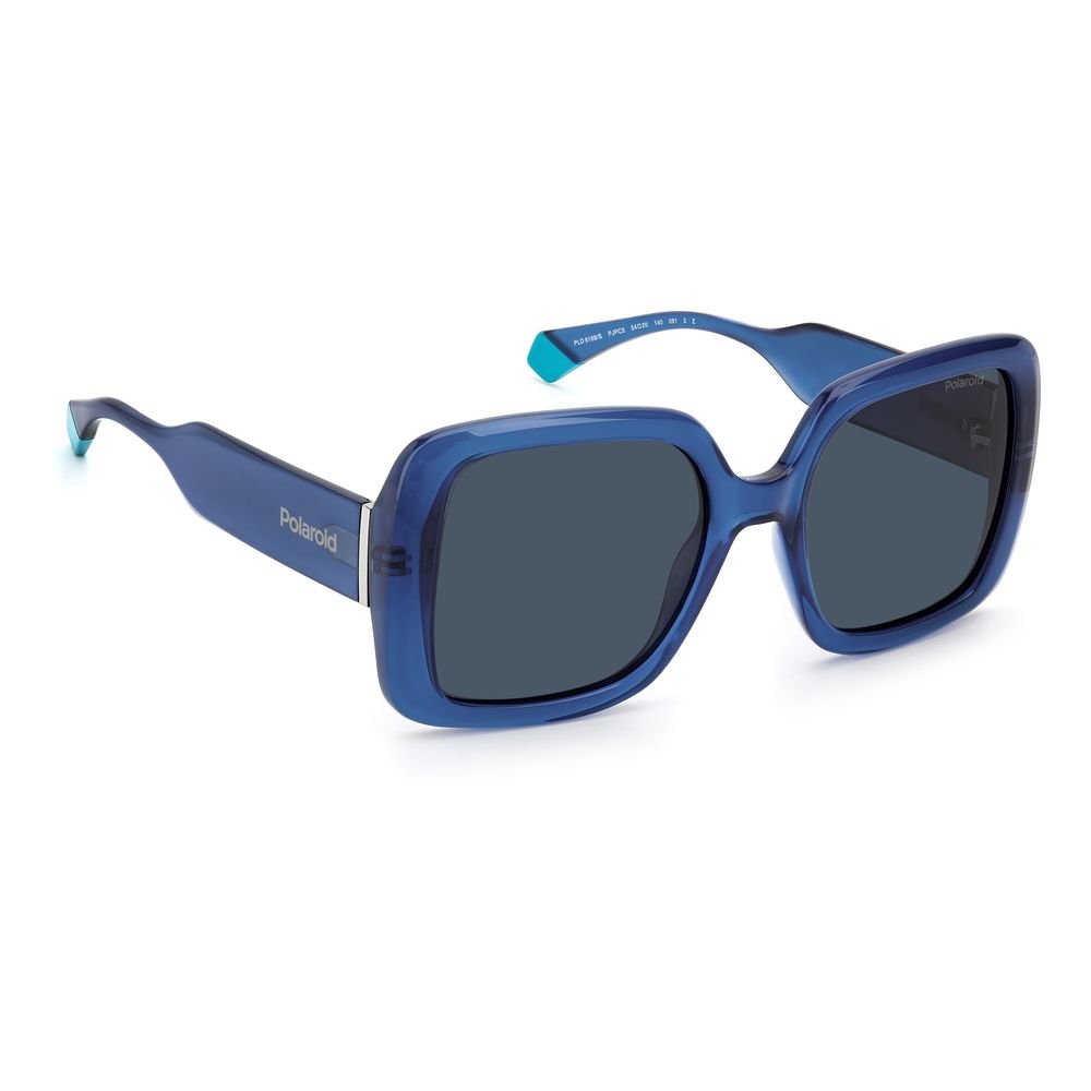Polaroid Blue Plastic Sunglasses - Image 3
