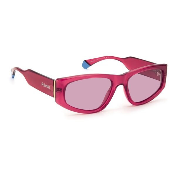 Polaroid Red Plastic Sunglasses - Image 3