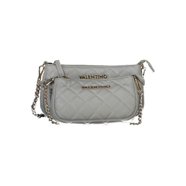Valentino Bags Gray Polyethylene Women Handbag - Image 3