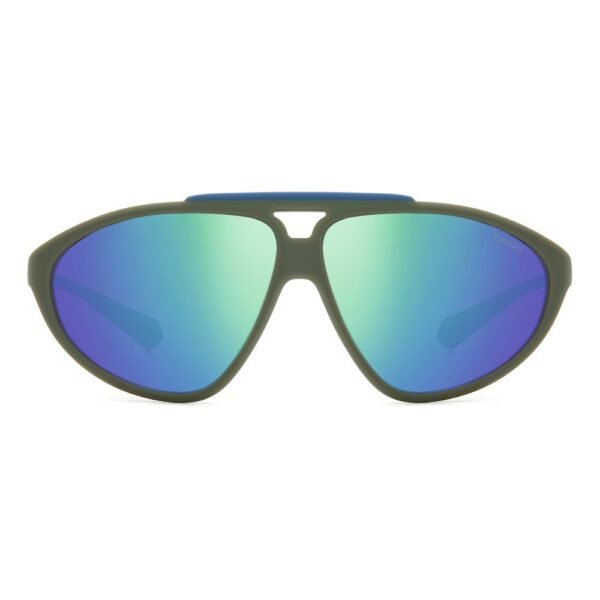 Polaroid Green Rubber Sunglasses - Image 2