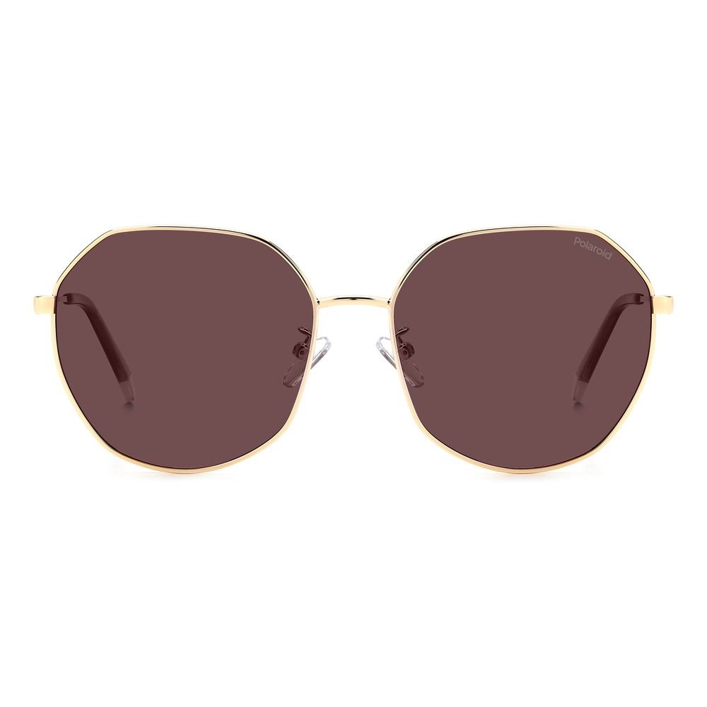 Polaroid Gold Metal Sunglasses - Image 2