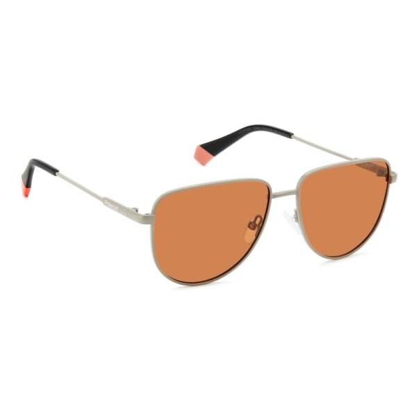 Polaroid Gray Metal Sunglasses - Image 3
