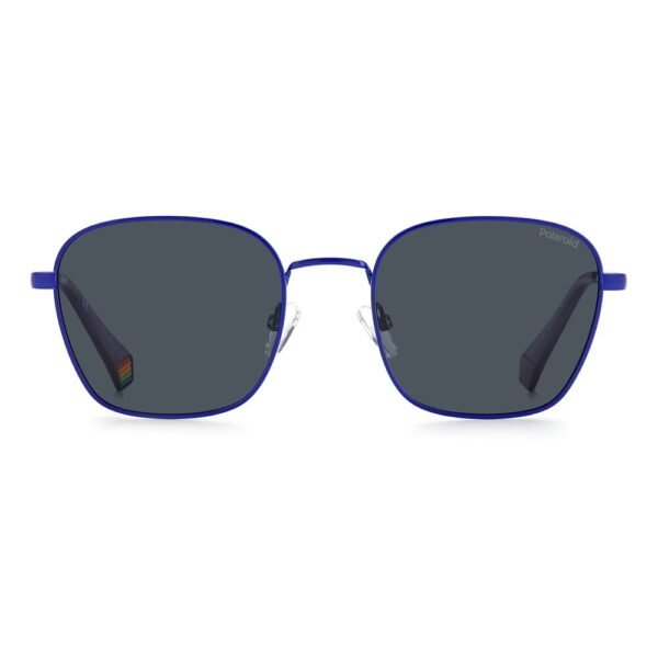 Polaroid Blue Stainless Steel Sunglasses - Image 2