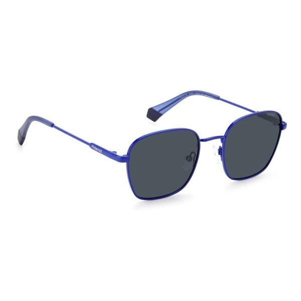 Polaroid Blue Stainless Steel Sunglasses - Image 3