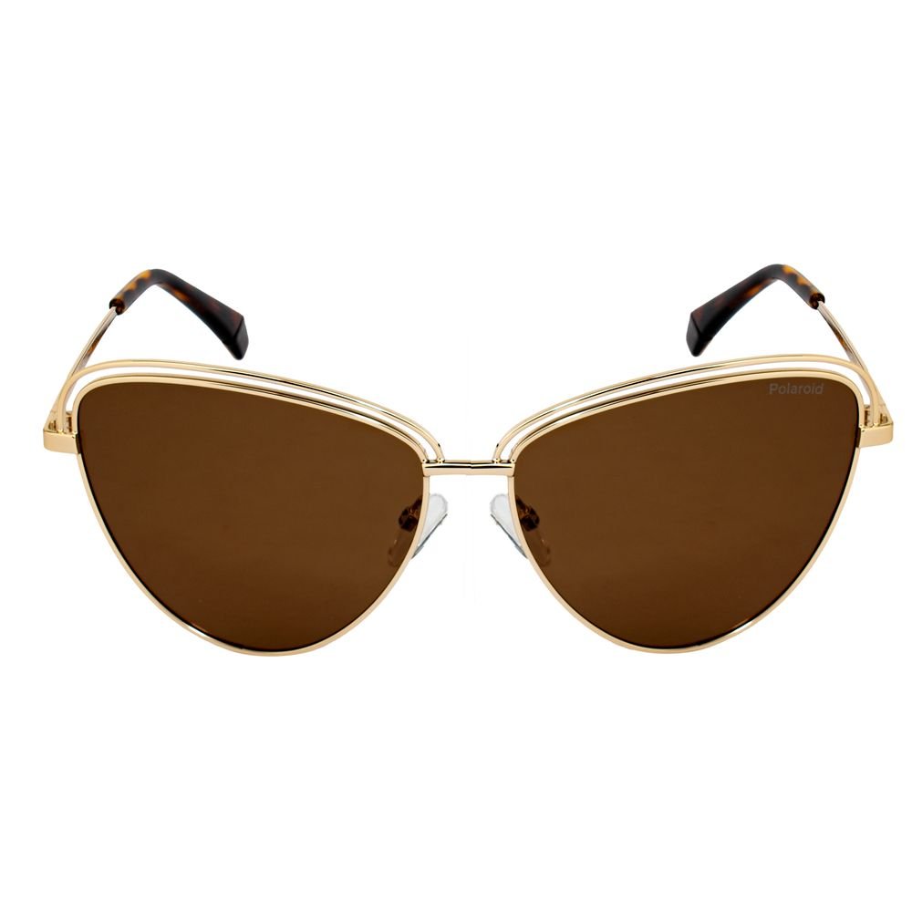 Polaroid Gold Metal Sunglasses - Image 2