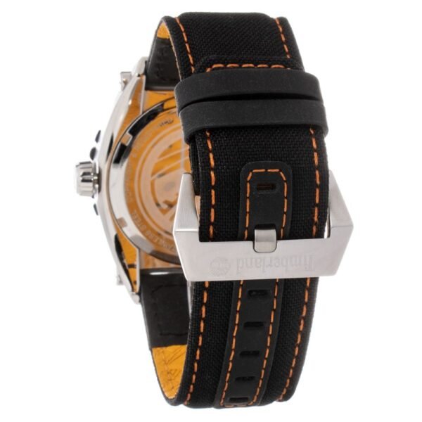Timberland Black Leather Watch - Image 2