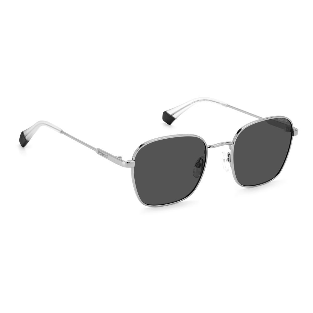 Polaroid Gray Metal Sunglasses - Image 3