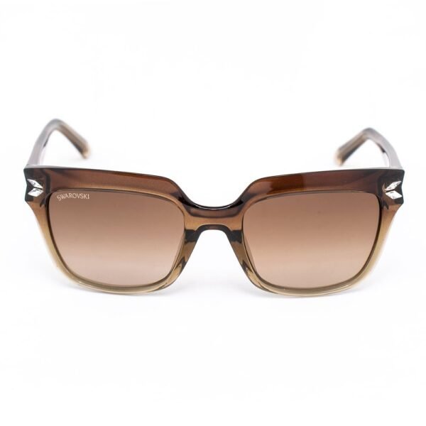 Swarovski Brown Plastic Sunglasses - Image 2