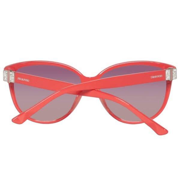 Swarovski Red Acetate Sunglasses - Image 3
