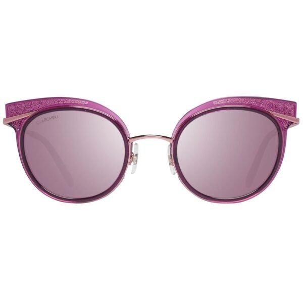 Swarovski Purple Metal And Plastic Sunglasses - Image 2