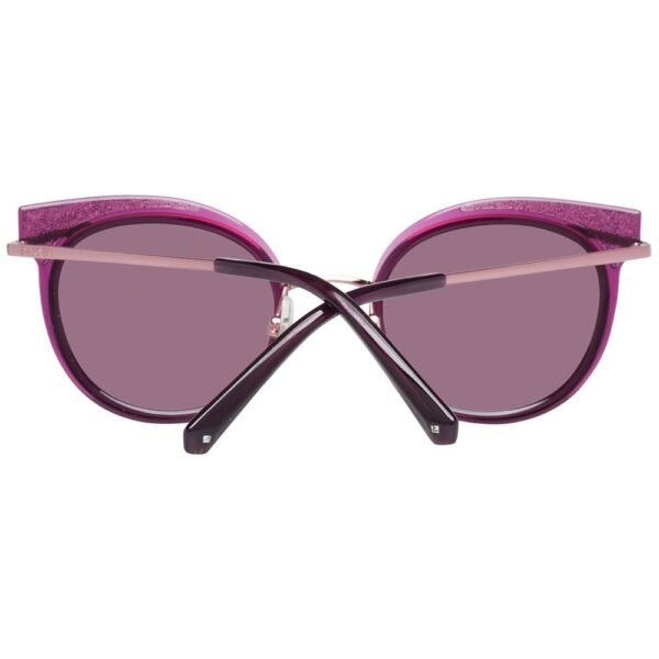 Swarovski Purple Metal And Plastic Sunglasses - Image 3