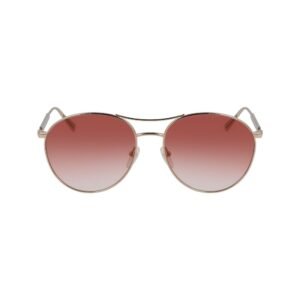 Longchamp Rose Gold Metal Sunglasses