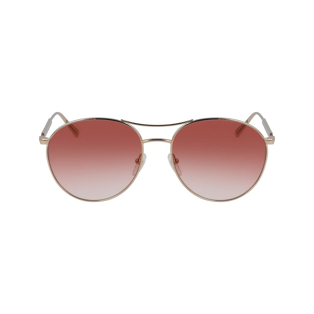 Longchamp Rose Gold Metal Sunglasses