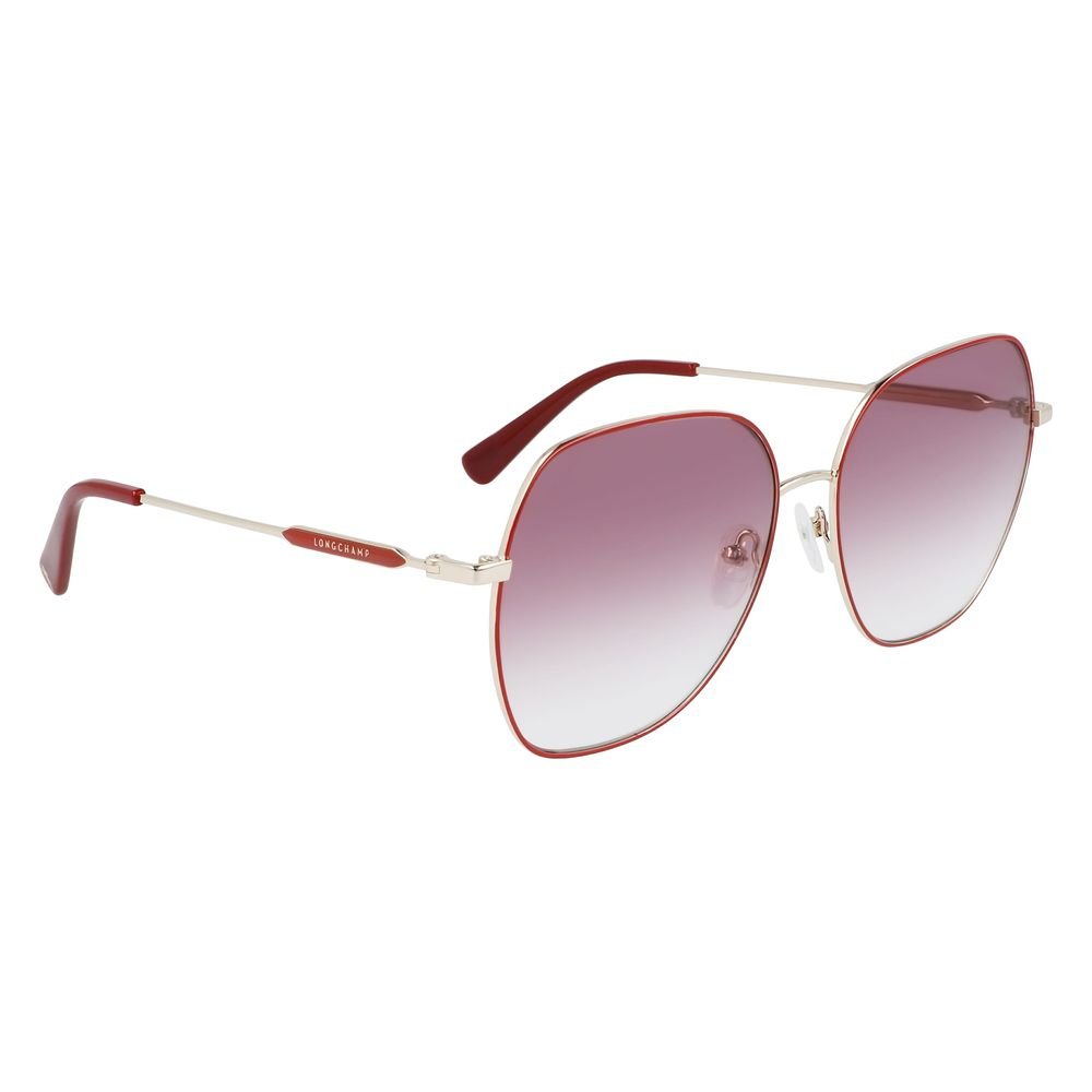 Longchamp Red Metal Sunglasses - Image 2