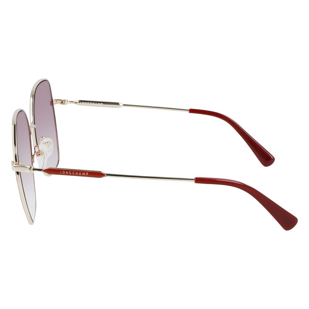 Longchamp Red Metal Sunglasses - Image 3