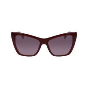 Longchamp Red Acetate Sunglasses