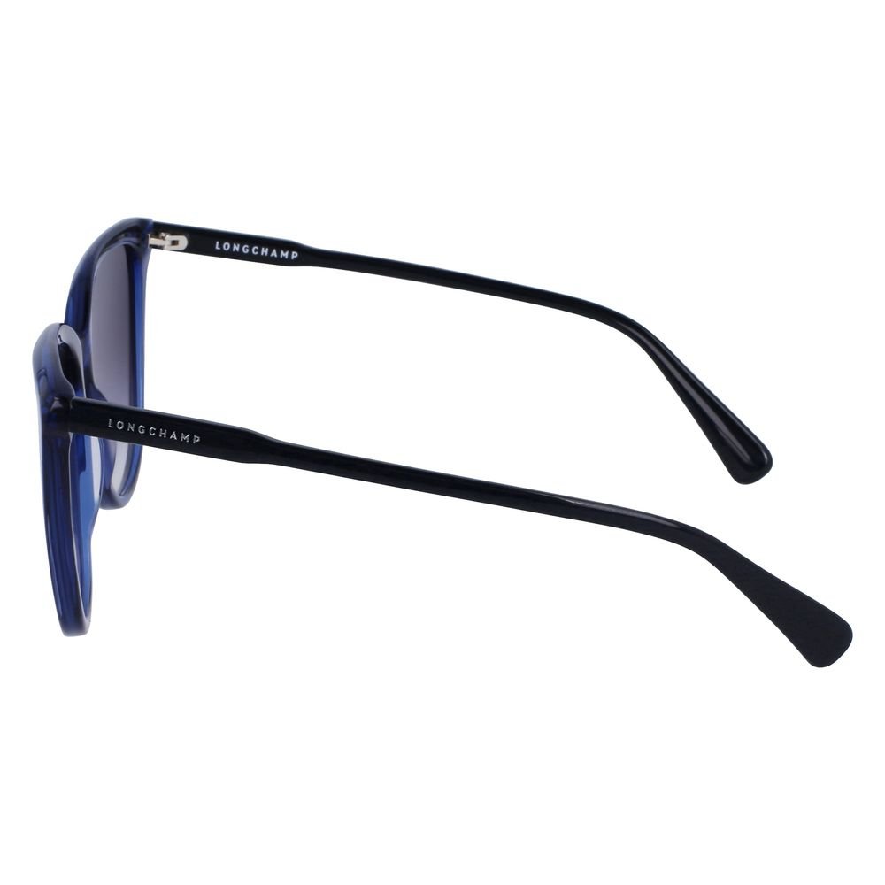Longchamp Blue Acetate Sunglasses - Image 3
