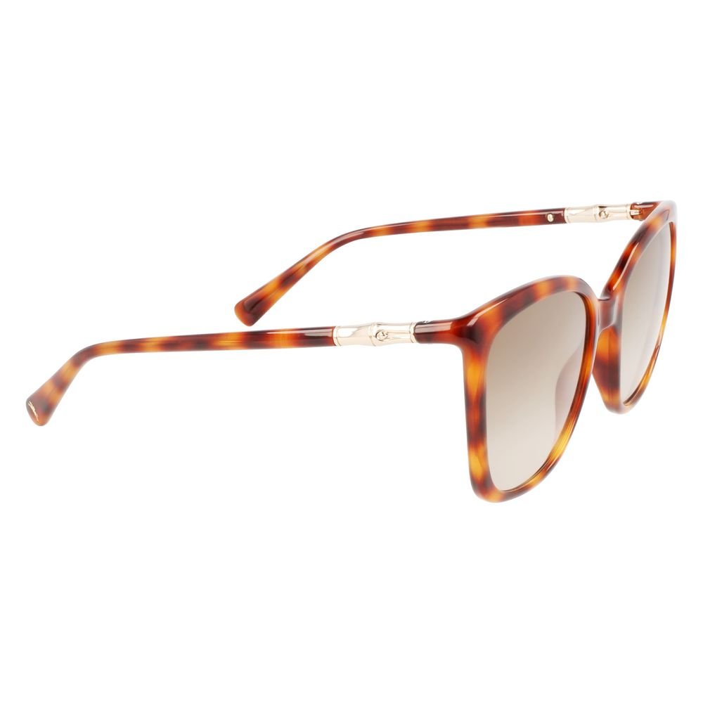 Longchamp Brown Injected Sunglasses - Image 3