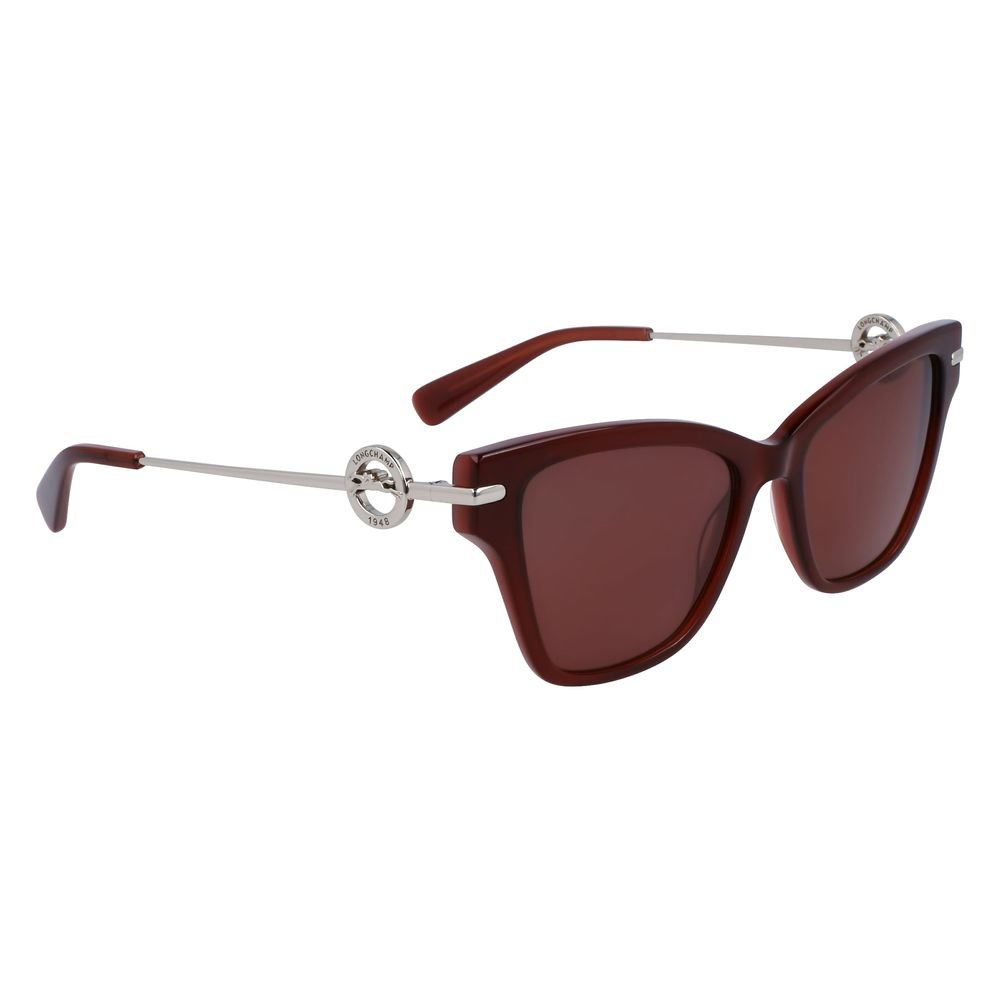 Longchamp Brown Acetate Sunglasses - Image 3