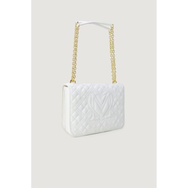 Love Moschino White Polyethylene Handbag - Image 3