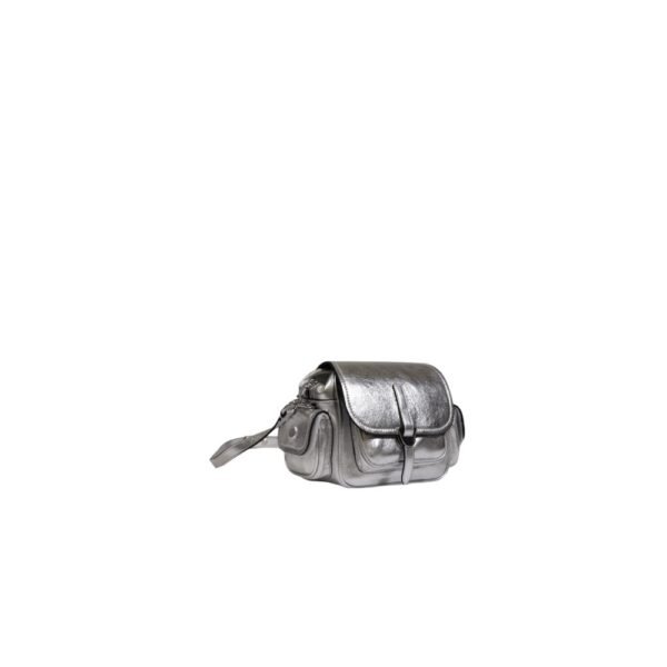 Coccinelle Silver Leather Handbag - Image 3