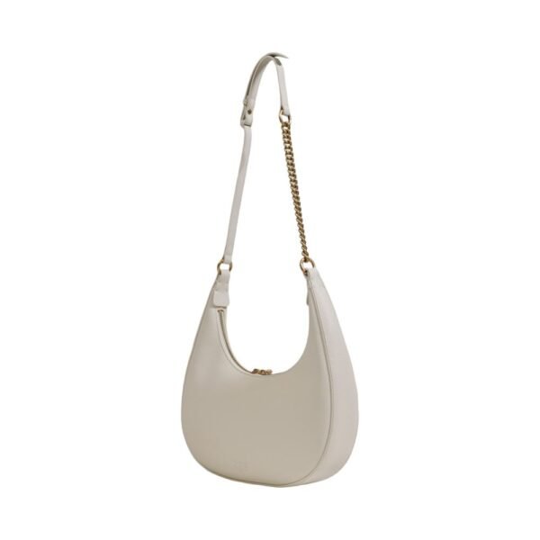 PINKO Women White Leather Handbag - Image 4