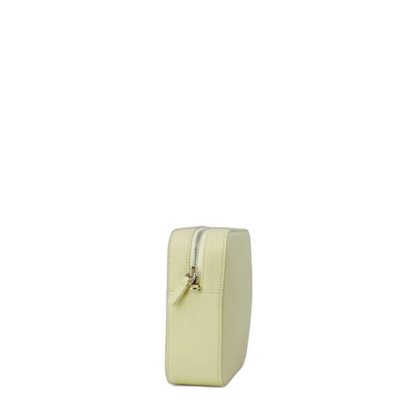 Coccinelle Yellow Leather Handbag - Image 4