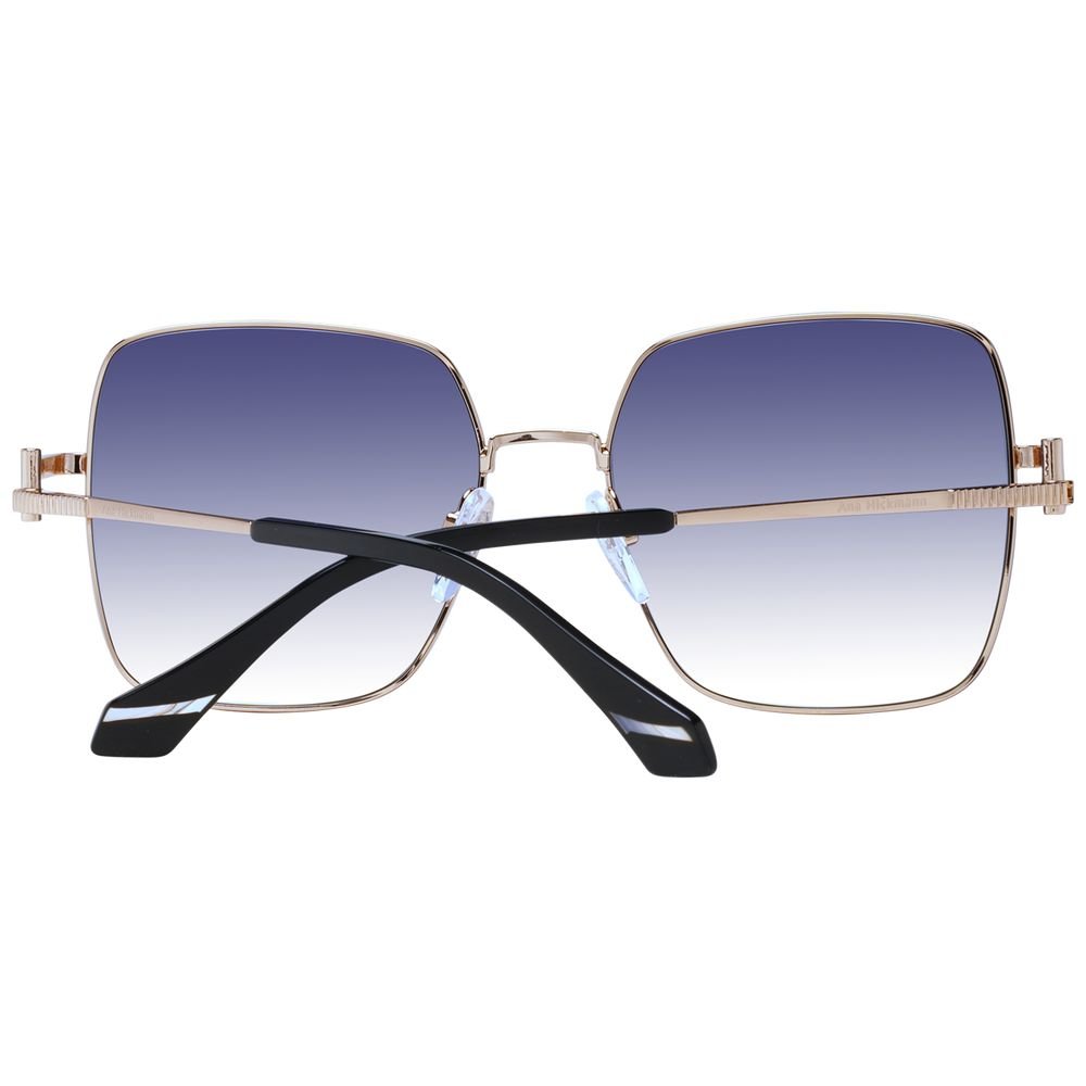 Ana Hickmann Gold Women Sunglasses - Image 3