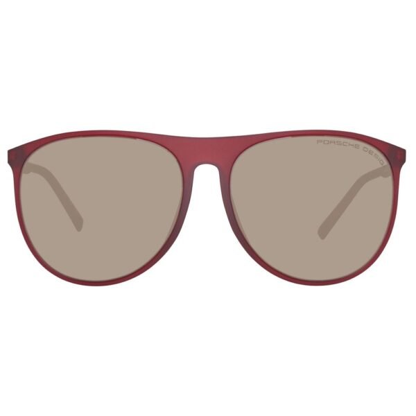 Porsche Design Burgundy Unisex Sunglasses - Image 2