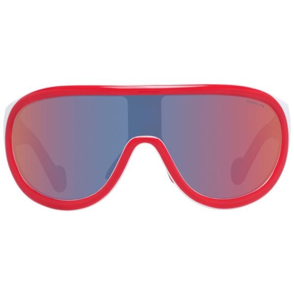Moncler Red Unisex Sunglasses - Image 2