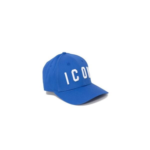 Icon Blue Cotton Hats & Cap - Image 2