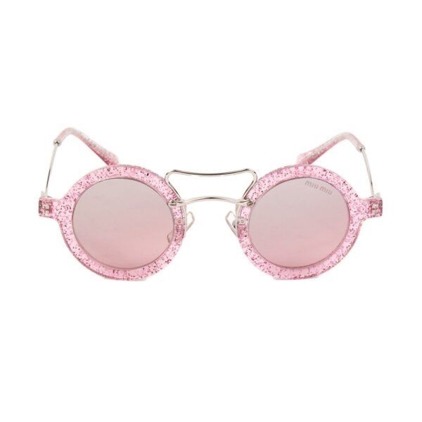 Miu Miu Gray Metal Sunglasses - Image 2