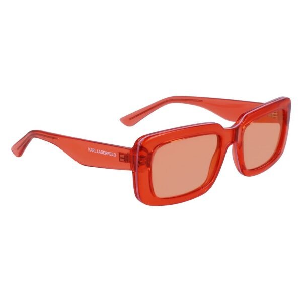 Karl Lagerfeld Orange Injected Sunglasses - Image 3