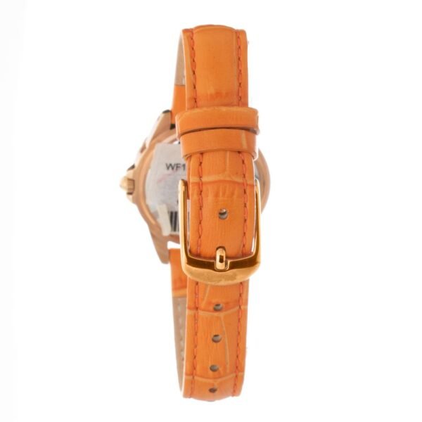 Folli Follie Orange Leather Watch - Image 2