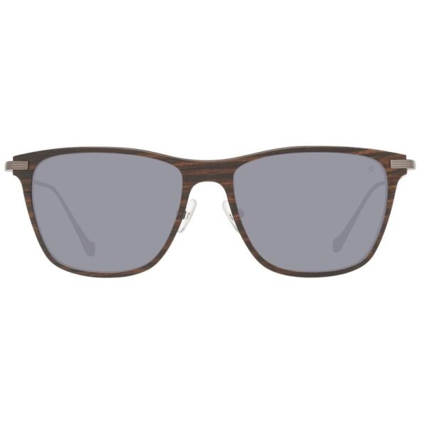 Hackett Gray Wood And Metal Sunglasses - Image 2