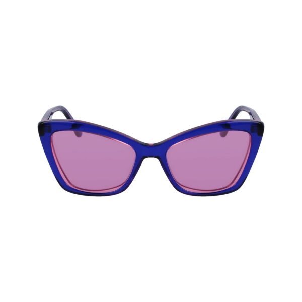 Karl Lagerfeld Blue Acetate Sunglasses - Image 2