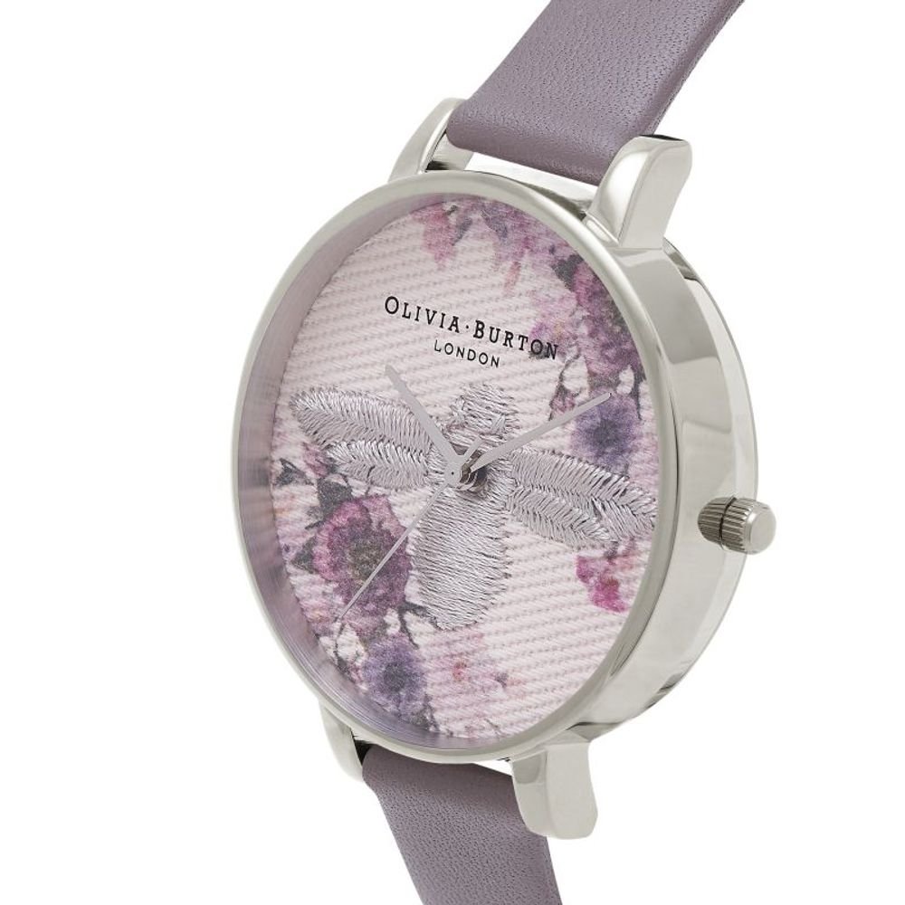 Olivia Burton Gray Synthetic Leather Watch - Image 2