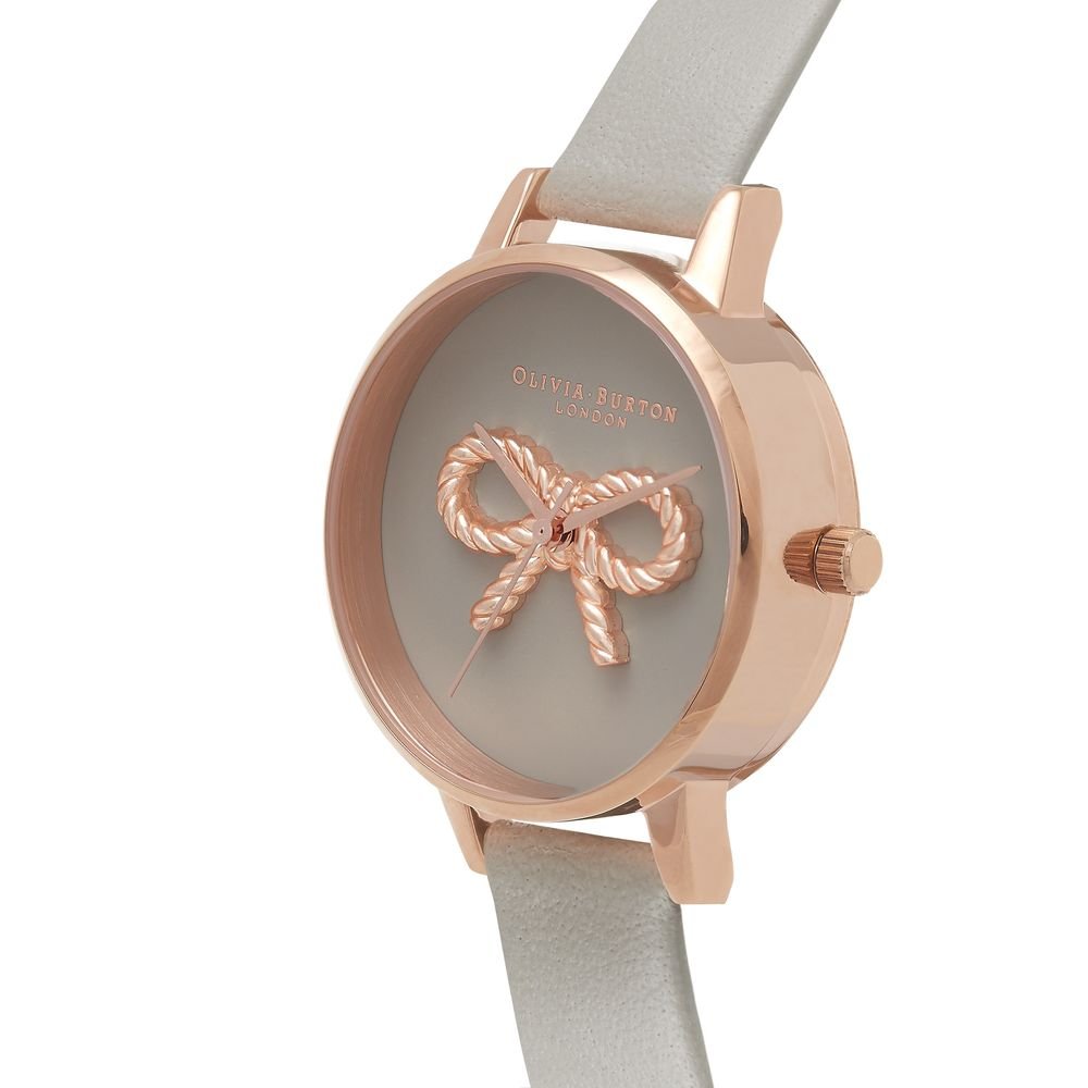 Olivia Burton Gray Synthetic Leather Watch - Image 2