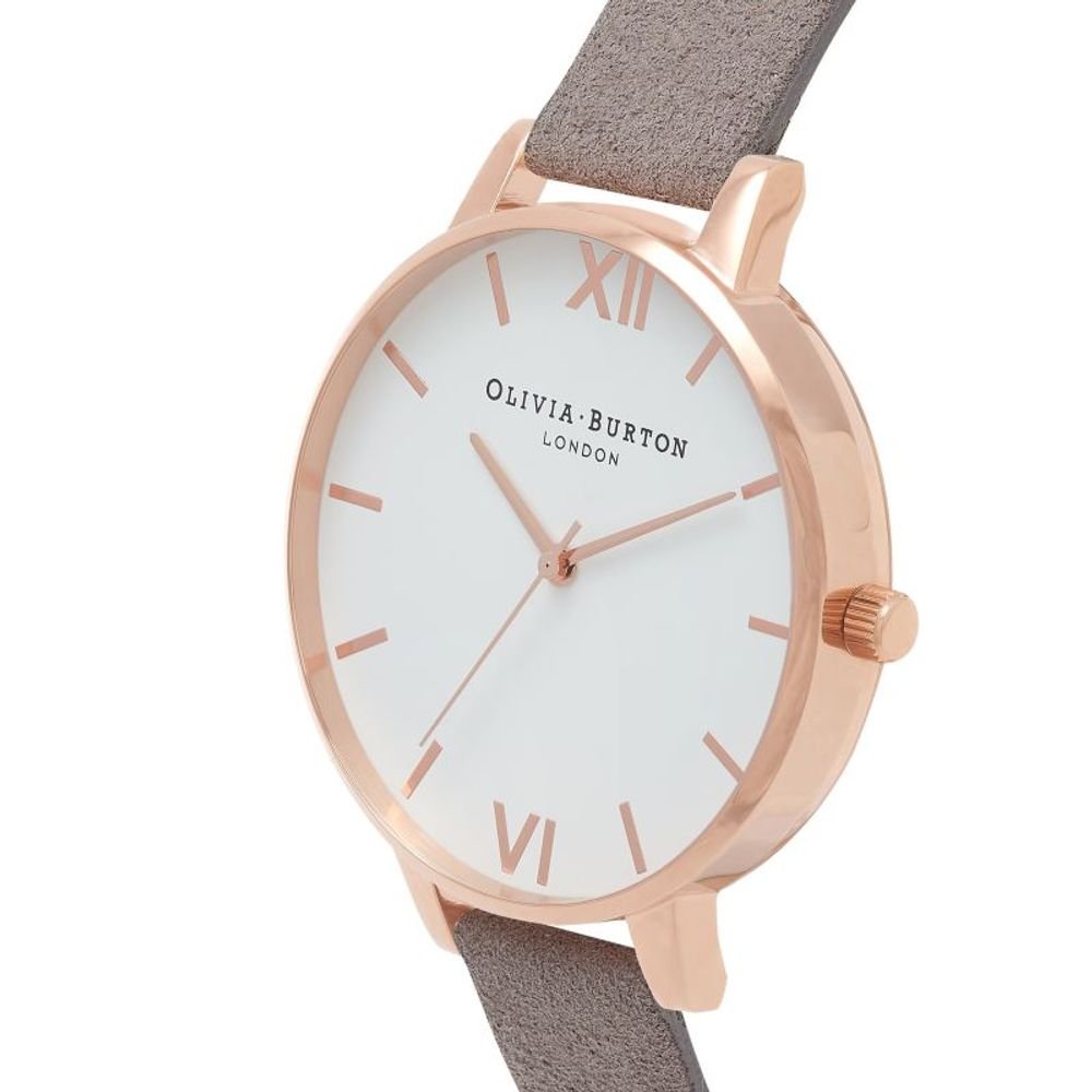 Olivia Burton Gray Synthetic Leather Watch - Image 2